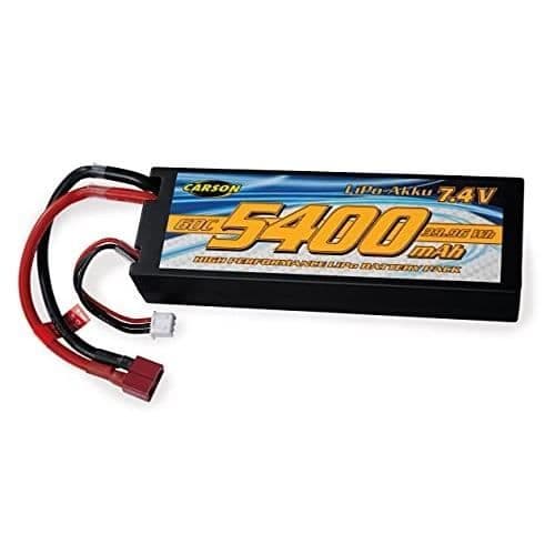 Batteri LiPO - CARSON - 500608234 - 7.4V - 5400mAh - 60C