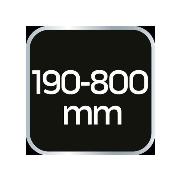 Teleskopisk magnettång 190-800 mm