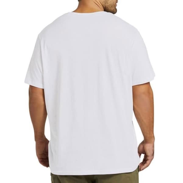 T-shirt med rund hals Tom Tailor vit