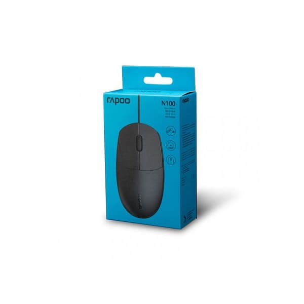 Optisk mus - Rapoo - N-100 - Trådad - 1600 dpi - 3 knappar