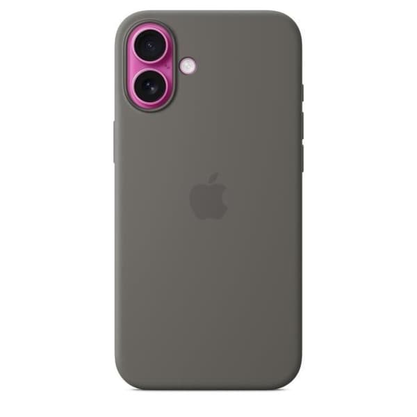 APPLE iPhone 16 Plus - Silikonskal med MagSafe - Stengrå
