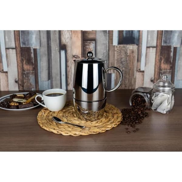 Cafetière Italienne - GENERIC - BEC-10M - Rostfritt Stål 1810 - 10 Koppar - 580 ml