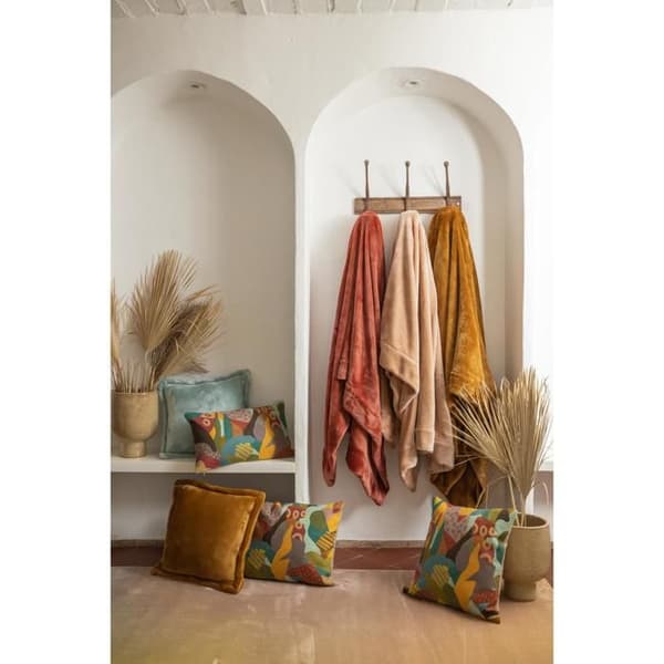 Rutig Pläd sienna 150 x 200 cm Vivaraise