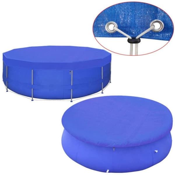 VIDAXL runt poolskydd - 540 cm - 90 g/m² - Grön