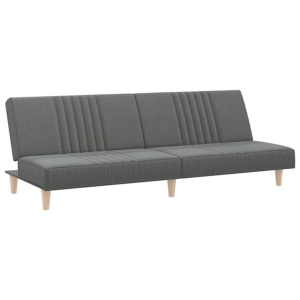 vidaXL Mörkgrå sängsoffa tyg 351882