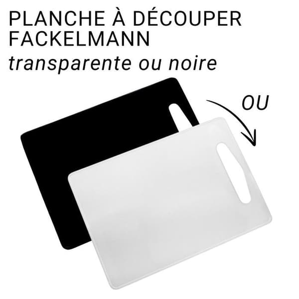 Skärbräda - Fackelmann - 39015 - Plast - Transparent - 34 x 24 cm