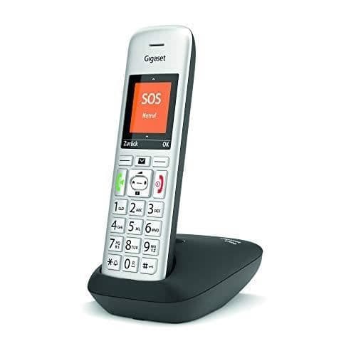 Trådlös telefon - GIGASET - E390 - Vit - DECT - Inbyggd telefonsvarare
