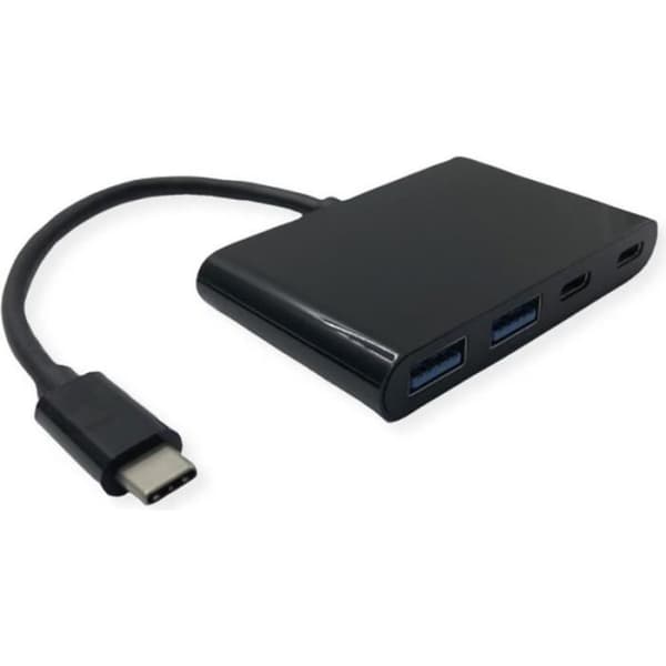 VALUE USB 3.2 Gen 1 Hub, 4fach (2x A+ 2x C), Typ C Anschlusskabel () - 14.99.5041
