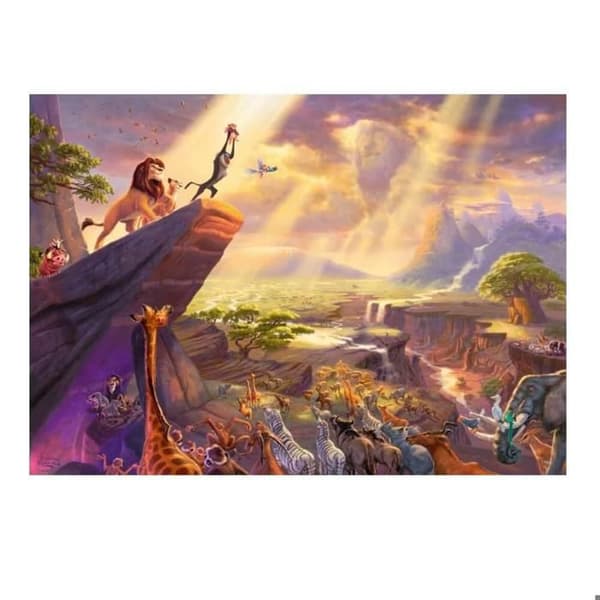 Pussel 1000 bitar - SCHMIDT SPIELE - Thomas Kinkade Studios - Disney - Lejonkungen - 1000 bitar