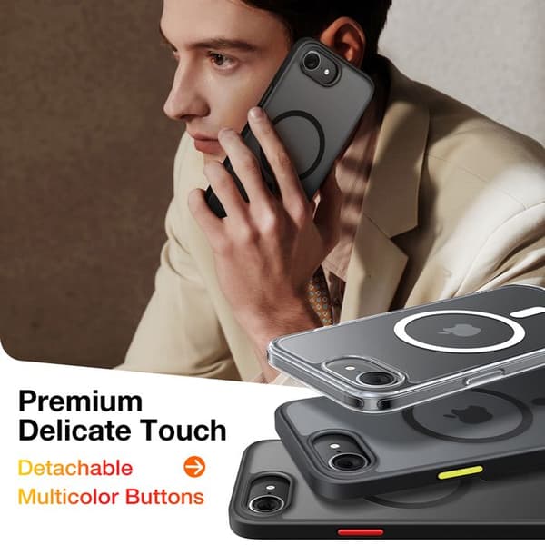 Coque Torras Guardian Magnetic Series för iPhone 17 - Klar