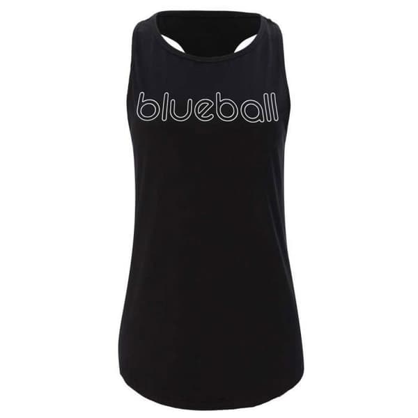 Slim Racerback Linne - Blueball - Svart - Dam