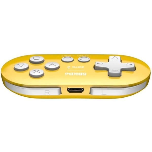 Spelkontroll - 8BitDo - Zero 2 - Gul - Bluetooth - 180 mAh