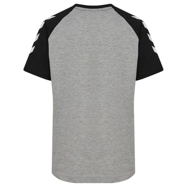 T-shirt med Hummel-logotyp för barn - grå melange