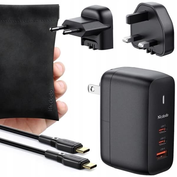MCDODO GaN 3.0 USB-C PD USB-A 65W UNIVERSAL SNABB LADDAR CH-8442