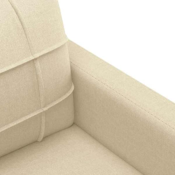 vidaXL Fåtöljkräm 60 cm Tyg 359077