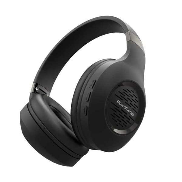 Bluetooth-hörlurar - POWERLOCUS - P4 - Svart - Trådlös - Över örat