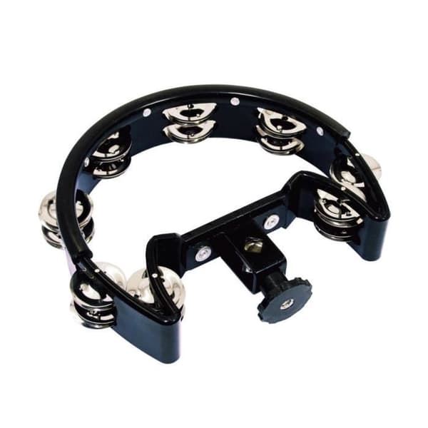 Tamburin - DIMAVERY - 059201 - Svart - 16 Par Cymbaler - Dubbellagd