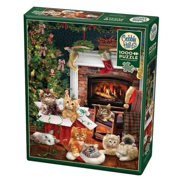 Cobble Hill pussel julkatter - pussel 1000 bitar