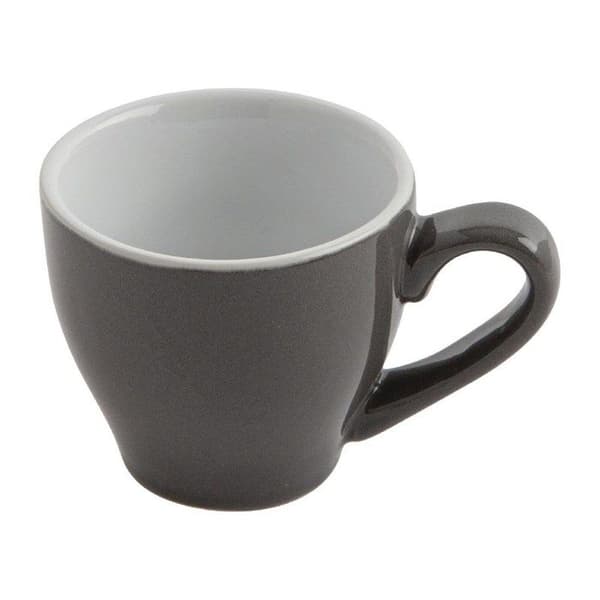 Espressokopp - OLYMPIA - 100ml - Grå - Såld i 12-pack - Diskmaskinssäker