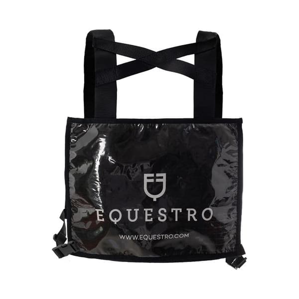 Polyester nummerhållare för ridning Equestro
