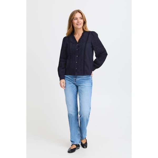 Långärmad blus dam Pulz Jeans Katana