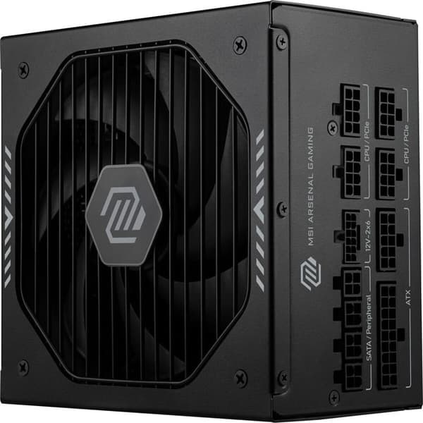 Intern Matning - MSI - MAG A1000GLS - 1000W - 80 PLUS Gold - Modulär