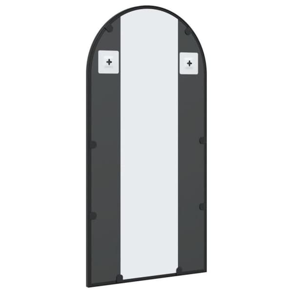 vidaXL Svart Väggspegel 40x80 cm Järnbåge 358625