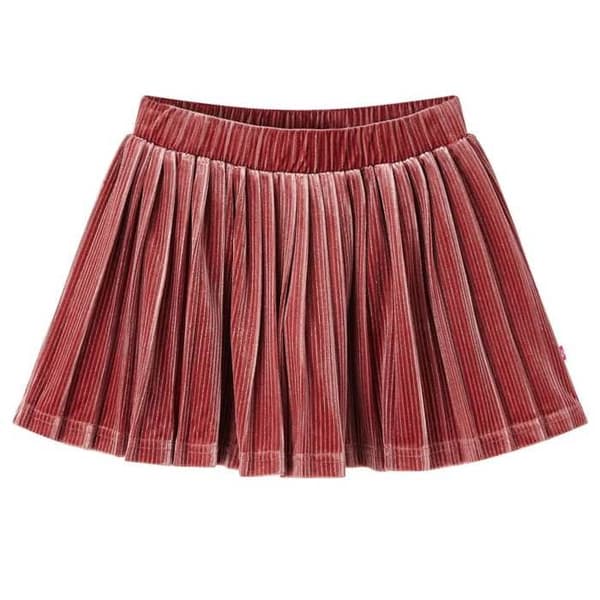 Fållad kjol för barn rosa medium 92/104/116/128/140