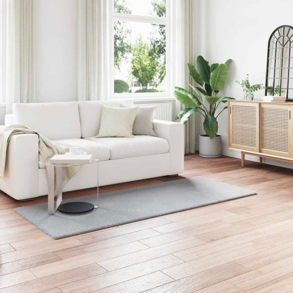 VIDAXL Olite grå syntetisk pälsmatta 100 x 200 cm – rektangulär, polyester, mycket mjuk