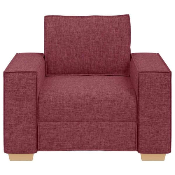 Vinsjö Soffa Fauteuil Röd 60 cm Tyg
