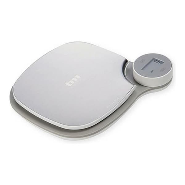 Köksvåg - TM Electron - Grå - 5 kg - LCD-skärm - Rostfritt stål