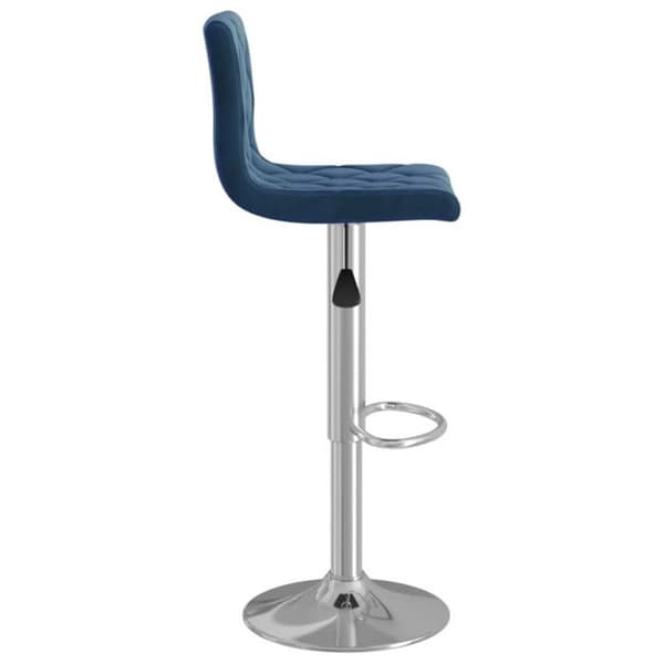 vidaXL Barstolar, 2 st Blue Velvet