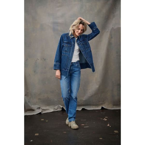 Jeansjacka dam Pulz Jeans Rina