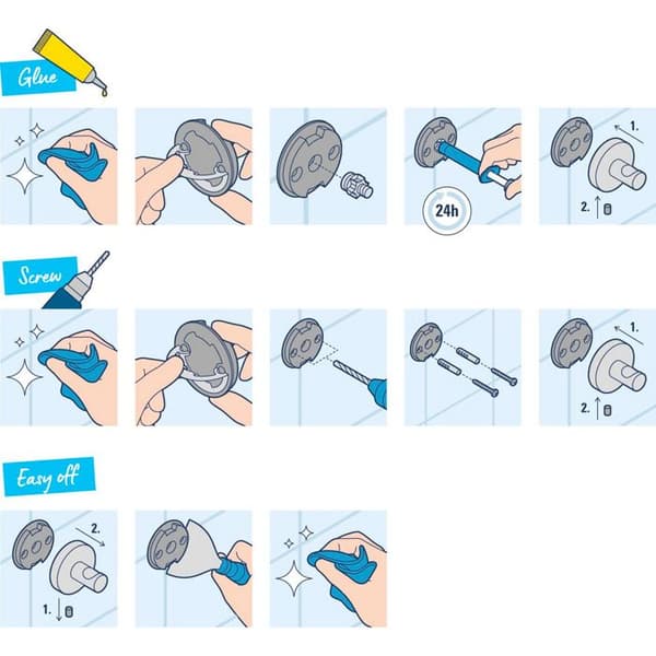 GROHE Start Cube rektangelhylla krom
