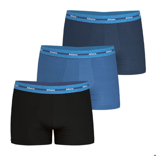 Set med 3 boxershorts herr 720 Stretch Bomull Athena