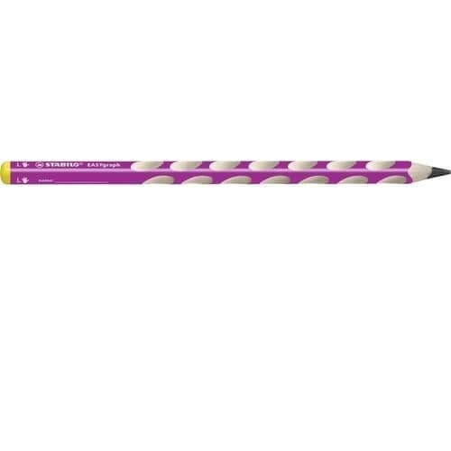 Krita grafit - STABILO - Easygraph - Ergonomisk - HB - Rosa - Paket om 6