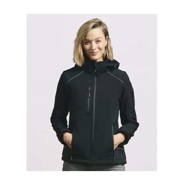Dam softshell-jacka Promodoro - svart