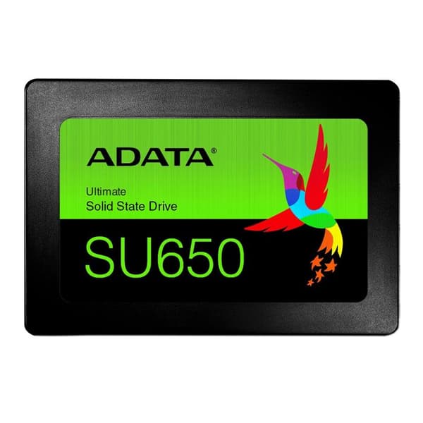 ADATA Ultimate SU650 480 GB intern SSD-enhet - SATA 6Gb/s - 2,5" - 3D NAND - SLC-cache - ECC