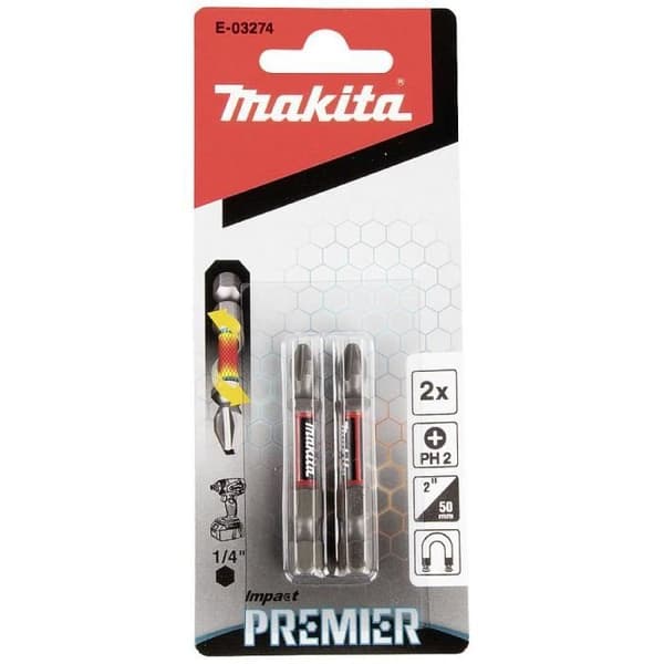 Bitset - Makita - E-03274 - Cruciform - Phillips - Torsion Control