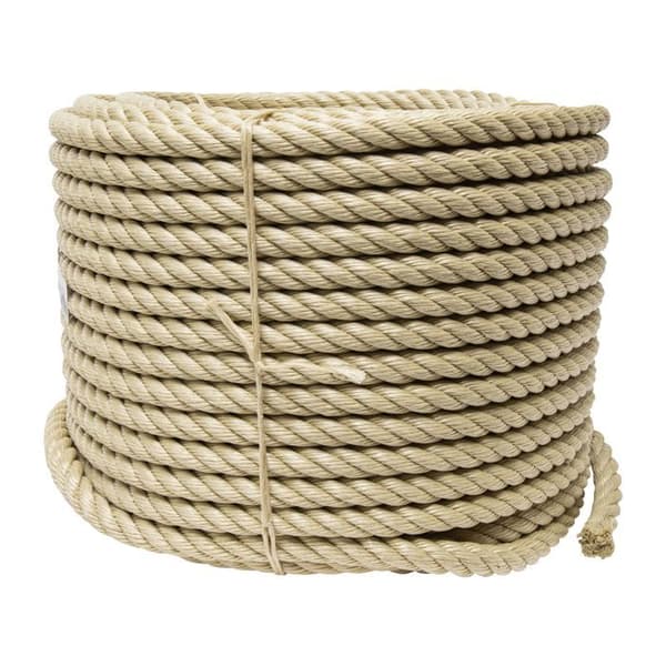 Beige polypropylenkabel 50m, Ø18mm