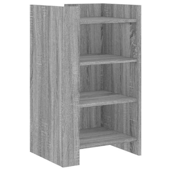 vidaXL Buffé sonoma grå 45x35x75 cm Ingenjörsträ 848386