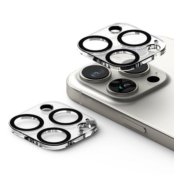 Kameraskydd för iPhone 16 Pro / iPhone 16 Pro Max (set 2) - Ringke kameraskyddsglas - Transparent