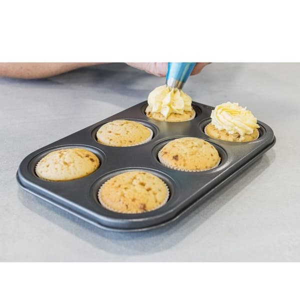 Muffinsform - Master Class - 6 formar - Non-stick - Tjockt stål - Diskmaskinssäker