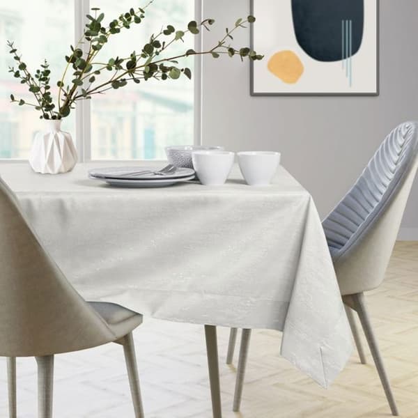 Duk Flhf Duk Vesta krämig pressad modern 140x200 AmeliaHome