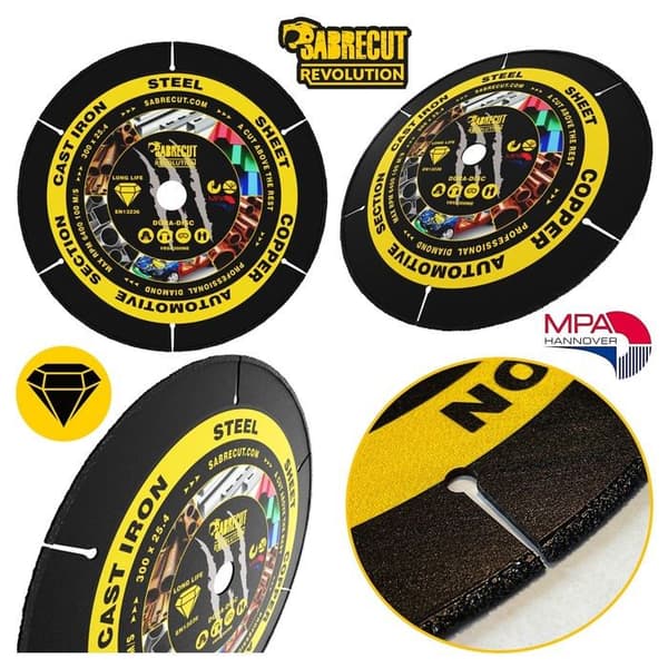 Slipdisk - Sabrecut skärdisk - VBSC300ME