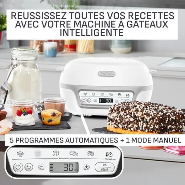 Tefal Cake Factory Délices, Bakmaskin, 5 Program, KD812110