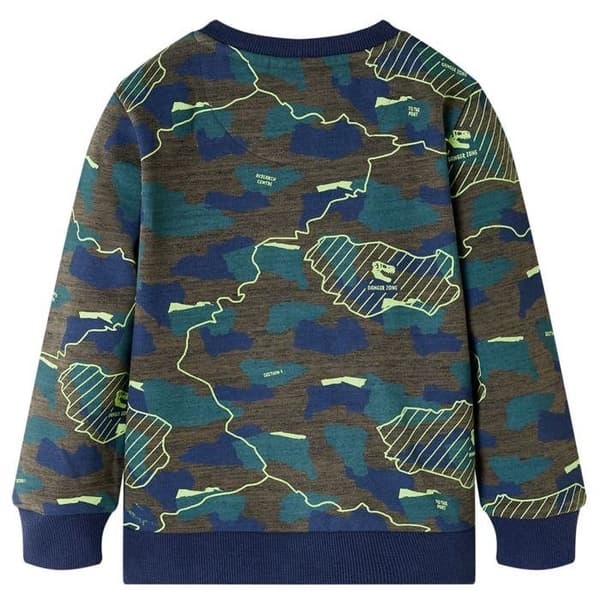 Mörkgrön sweatshirt för barn 92/104/116/128/140