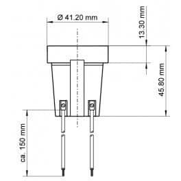 Keramiksocklar - GOOBAY - E27 - Förpackning med 5 - Cylindrisk - Högtemperatursilikon