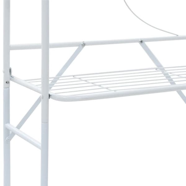 vidaXL Toaletthylla Vit 60 x 33 x 174 cm