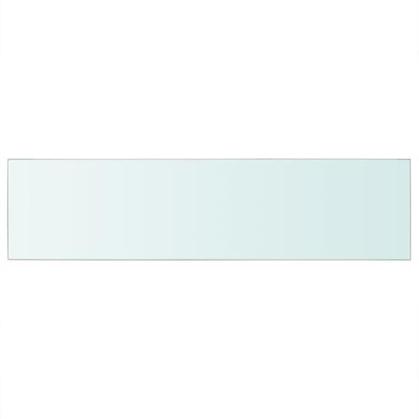 vidaXL Hyllpanel Klarglas 100 x 25 cm